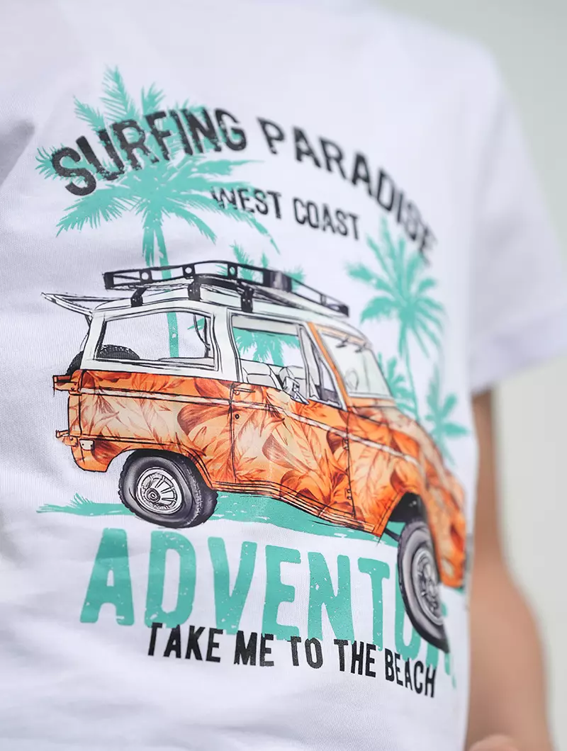 T-shirt motifs exotiques